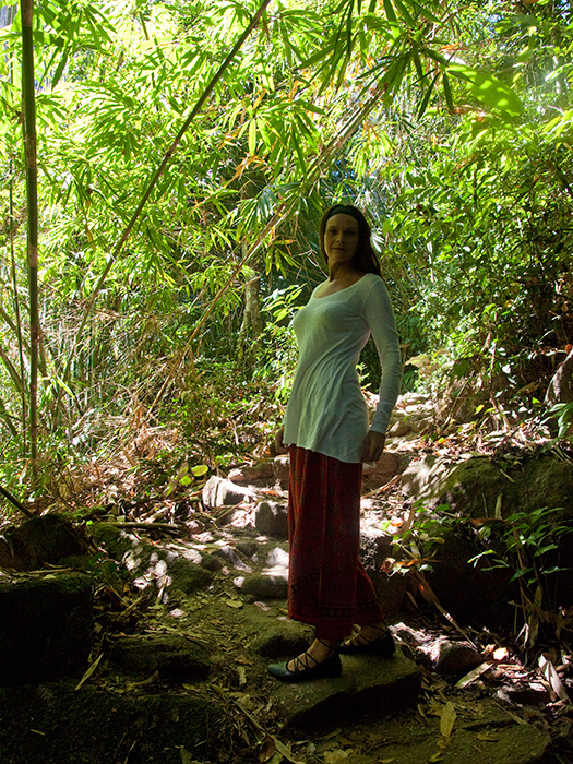Tina på djungelfärd